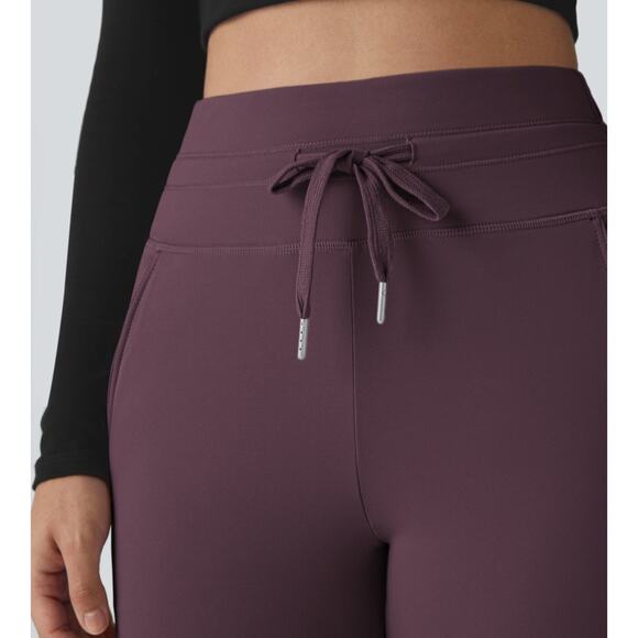 Halara Softlyzero Plush High Waisted Womens Jogger Leggings SIze S Drawstring - Picture 11 of 12